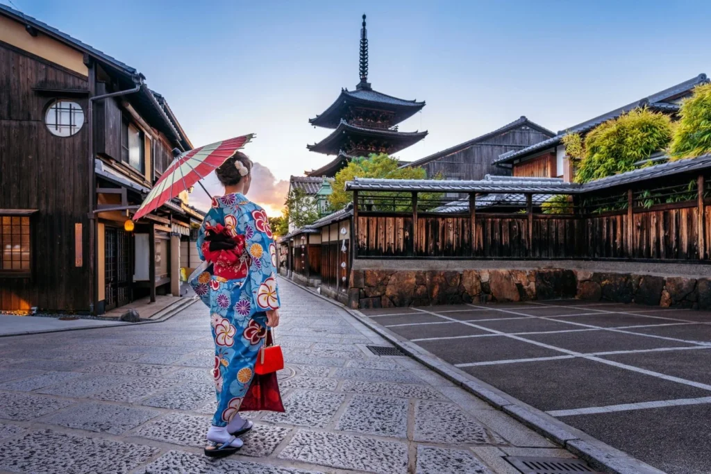 Seeing the sights of Kyoto