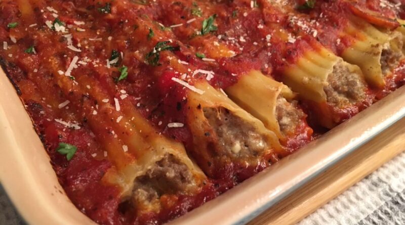 History of Manicotti