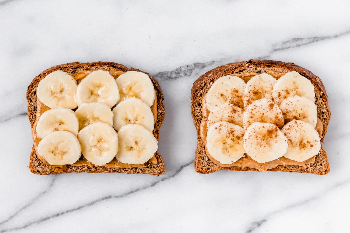 Enjoying Banana Toast