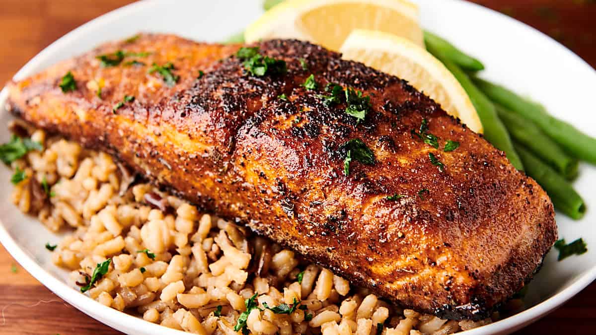 Making Blackened Salmon