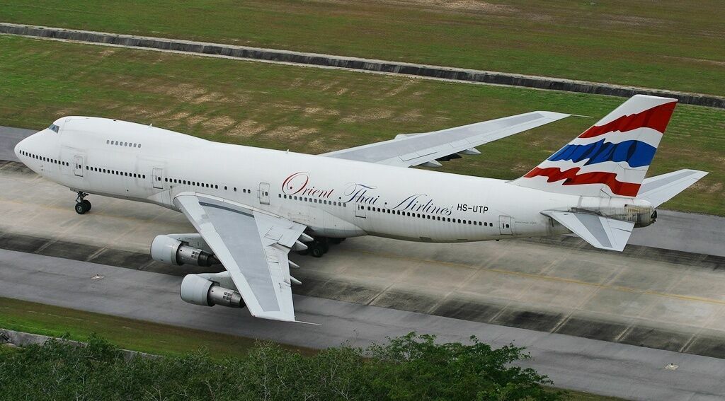 an airplane on a runway