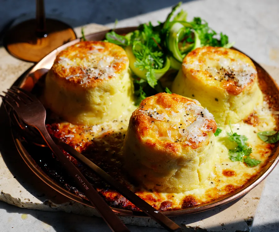 Goat Cheese Soufflé