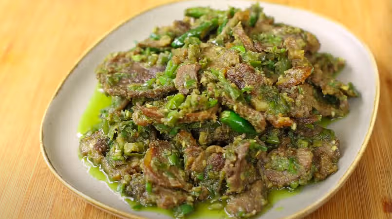 Daging Sapi Sambal Hijau